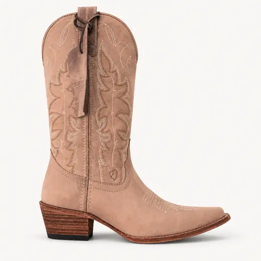 Bota Country Feminina Western Bordada – Estilo, Elegância e Autenticidade