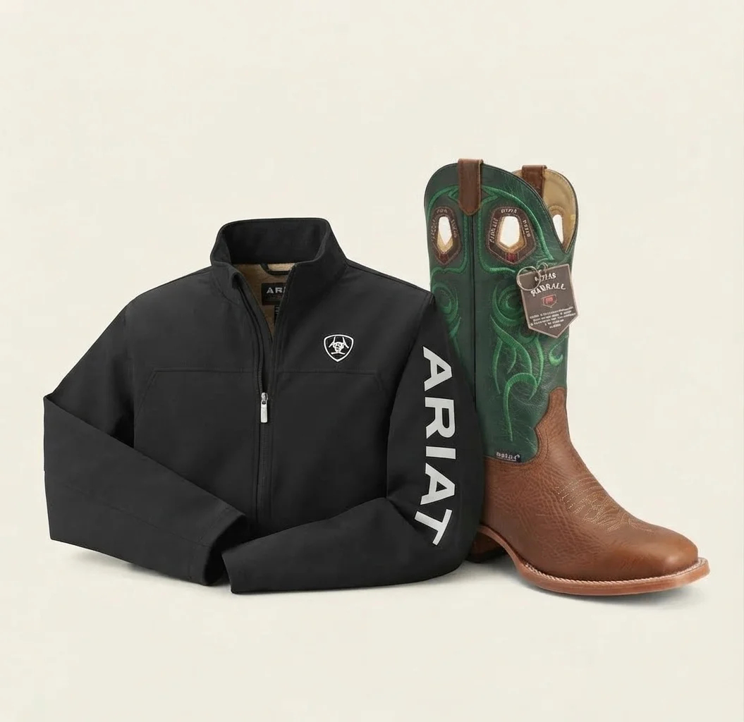 Kit Exclusivo: Jaqueta Ariat Softshell + Bota Texana Parral — foto 1