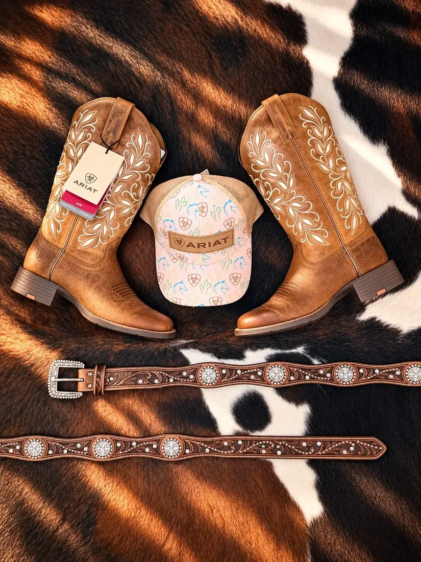 KIT COUNTRY COMPLETO — BOTAS, CINTO E BONÉ — miniatura 2